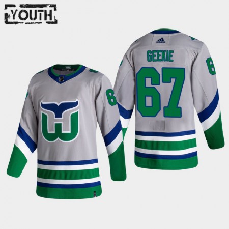 Kinder Eishockey Carolina Hurricanes Trikot Morgan Geekie 67 2020-21 Reverse Retro Authentic